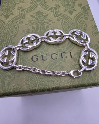 BRACCIALE GUCCI ARGENTO