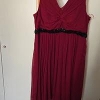  vestito rosso sera mango