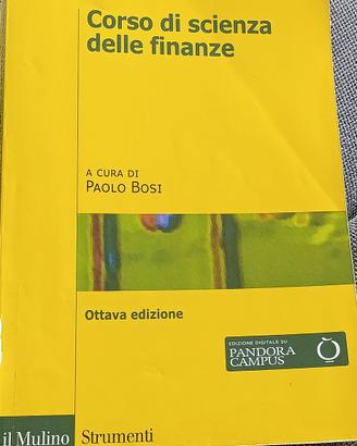 corso di scienza delle finanze 
