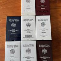 Lotto di 8 monete in argento 25 euro Vaticano