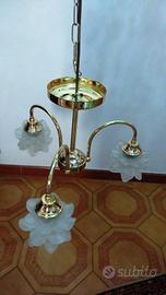 lampadario tre luci (mancano bocce)