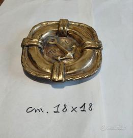 soprammobile  posacenere di ottone 