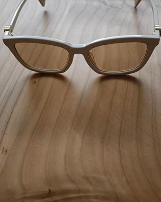 Occhiali Gucci bianchi 