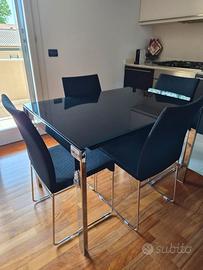 Set Tavolo allungabile e 4 Sedie Bontempi Casa