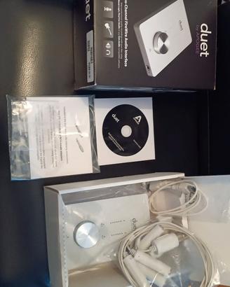 Apogee Duet Firewire originale (con cavi e CD)