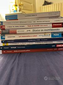 Lotto 10 Libri Scolastici Superiori - Primo e Seco