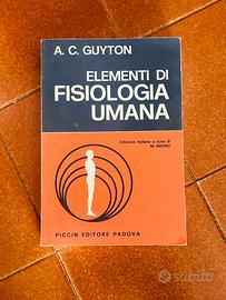 Libro manuale Elementi di Fisiologia Umana