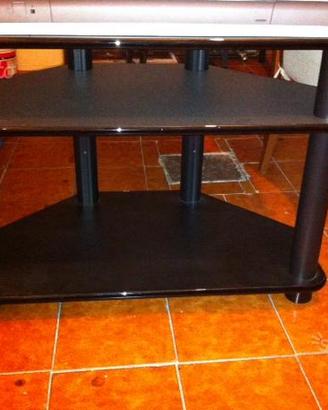 Porta tv angolare con ruote