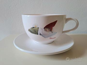 Fiorucci tazza colazione vintage anni 80 gnomo