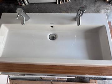 Lavabo e mobiletto Duravit doppio
