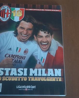 Libro con La Gazzetta dello Sport " Estasi Milan"