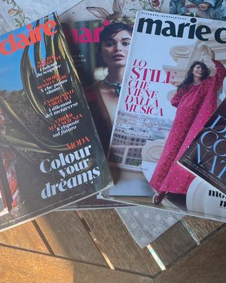 Set 5 riviste Marie Claire anno 2021/22