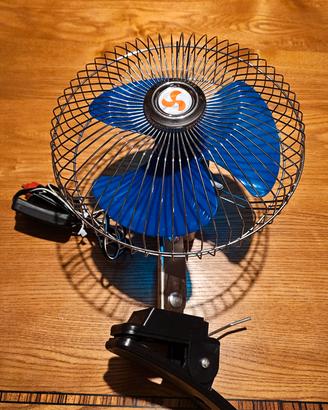 Ventilatore 12V per auto con pinza orientabile
