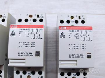 Teleruttori ABB serie ESB 24-40-00