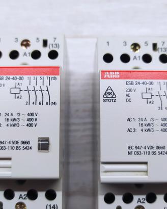 Teleruttori ABB serie ESB 24-40-00