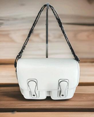 Borsa donna tracolla bianca