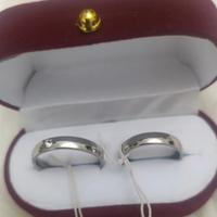 2 FEDI LUI/LEI ACCIAIO INOSSIDABILE 