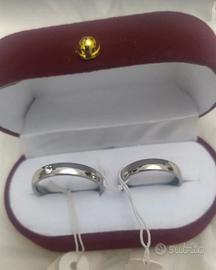 2 FEDI LUI/LEI ACCIAIO INOSSIDABILE 