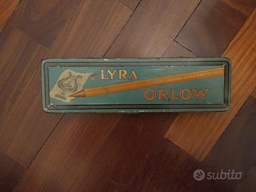 Scatola in latta - matite Lyra Orlow