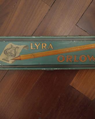Scatola in latta - matite Lyra Orlow