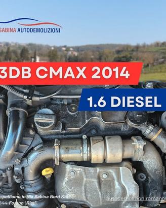 Motore ford cmax 2014 1.6d sigla T3DB