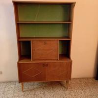 Libreria in legno anni 80