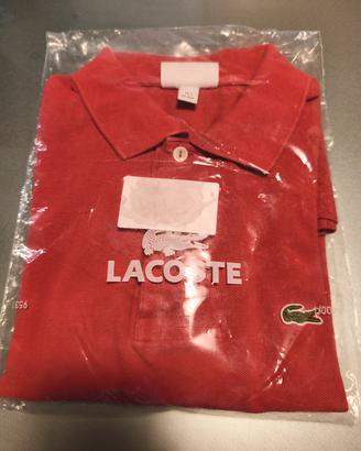 Lacoste polo 7/XXL uomo bordeaux/corallo 