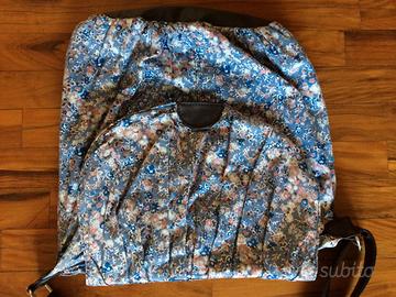 Borsa donna primaverile a motivo floreale