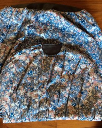 Borsa donna primaverile a motivo floreale