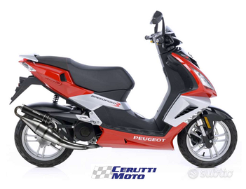 Scarico Leovince HAND MADE TT BLACK Peugeot 50 2t