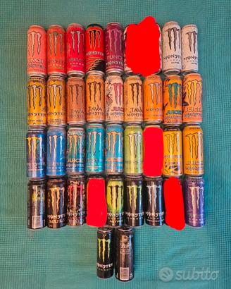 Collezione di Lattine Monster