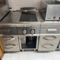 Piano cottura induzione 2 zone TECNOINOX