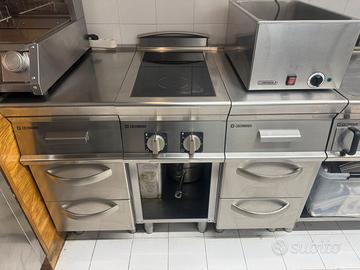 Piano cottura induzione 2 zone TECNOINOX