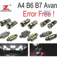 KIT 23 LAMPADE LED INTERNE AUDI A4 S4 RS4 B6 B7 QU