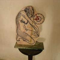 Orologio antico in marmo