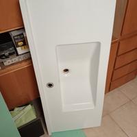 lavello da bagno sospeso con cassettone a due ripi