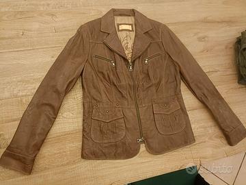 Giacca simil pelle donna