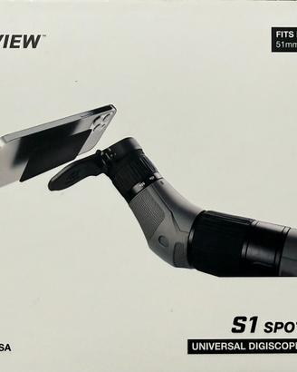 Adattatore magnetico per cannocchiale