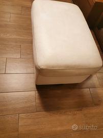 Pouf in pelle 