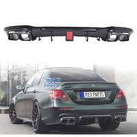DIFFUSORE MERCEDES W213 16-23 LOOK BRABUS NERO LUC