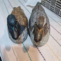 Set  anatre decorative in ceramica dipinte a mano