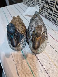 Set  anatre decorative in ceramica dipinte a mano