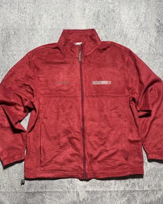 Giacca Pile Columbia Chicago Booth Uomo XL Rosso
