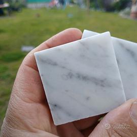 Piastrelline in marmo di Carrara per mosaico