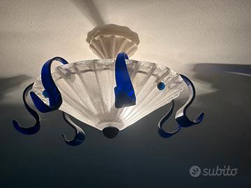 plafoniera vetro di murano