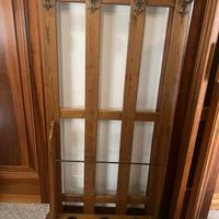 Appendiabiti da terra VINTAGE in legno massello co