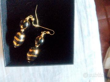 orecchini in oro 750  lunghi circa cm.6  €500,