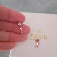 Orecchini Trilogy oro rosa Purelei