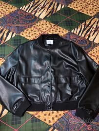 Giacca in similpelle