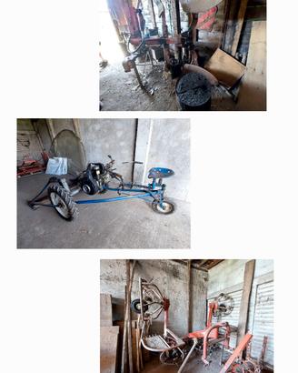 Attrezzi agricoli (Bcs,Aratro,Girafieno,Spar
